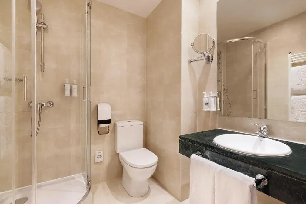 Private bathroom at Exe Vienna Hotel